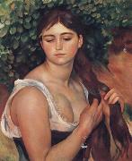 Pierre Renoir The Braid(suzanne Vdaladon) Spain oil painting artist